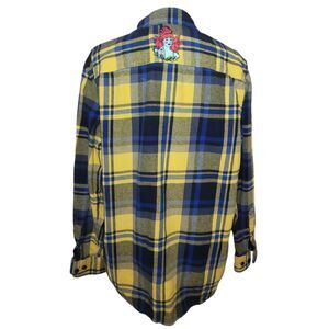 Miss Argentina Beetlejuice Upcycled Flannel | Large